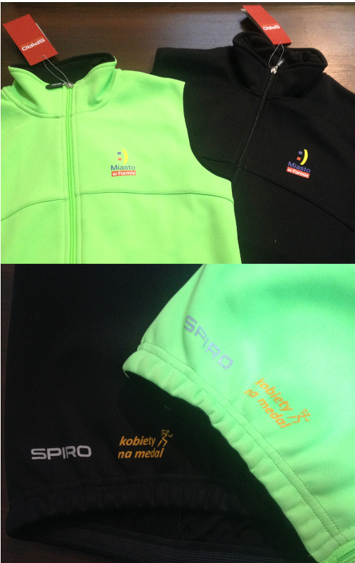 Kamizelki sprotowe z logo realizacja