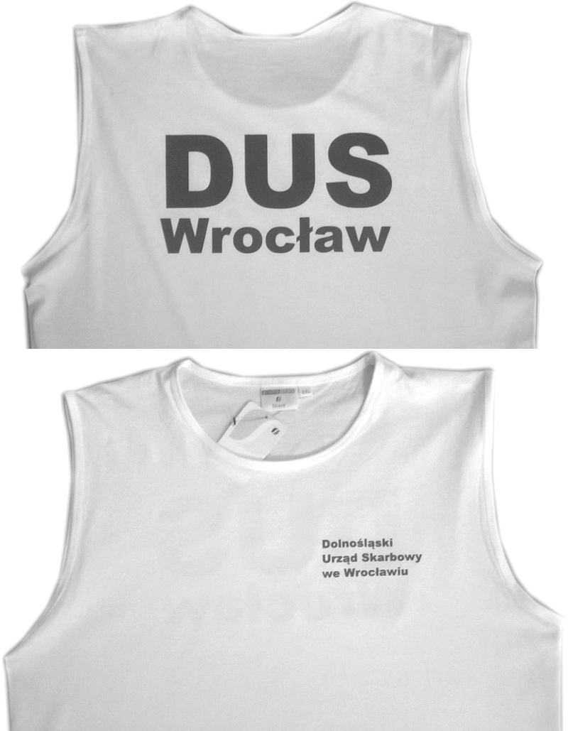 Realizacje koszulka z nadrukiem