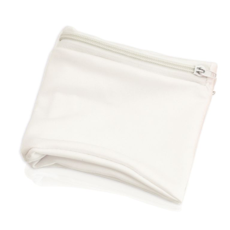 opaska na nadgarstek biala